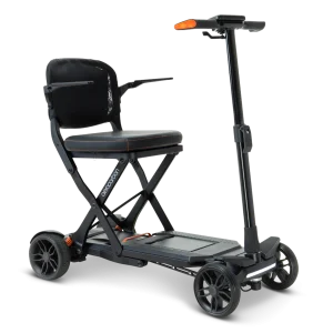 The Drive Medical AeroCarbon Folding Mobility Scooter is ultra‑lightweight, carbon‑fibre strong and airline‑friendly — perfect for travel and everyday independence