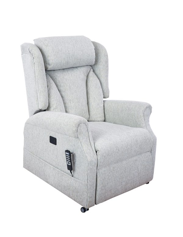 Cosi Iconic riser recliner chair lateral back in spring fabric